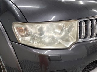 Mitsubishi Pajero Sport замена линз на Bi-led Aozoom K3 Dragon Knight, лампы ДХО/Поворот (1)
